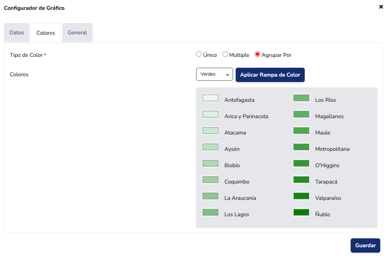 Visor configurado en modo pantalla completa